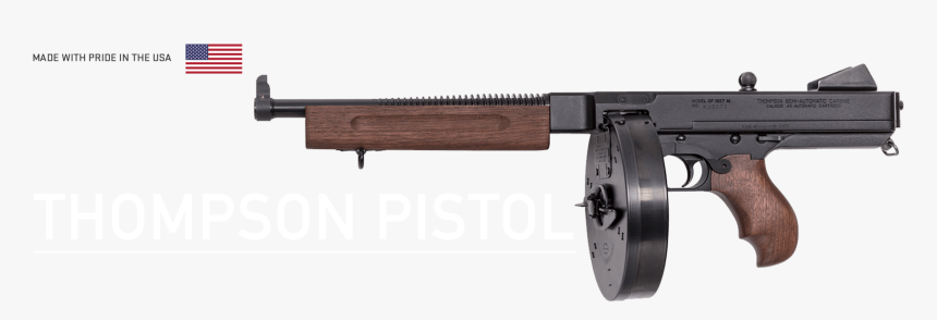 Auto Ordnance Thompson Pistol, HD Png Download, Free Download