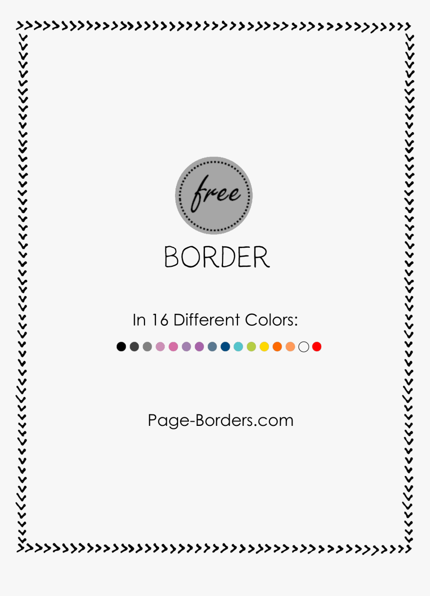 Simple Polka Dot Page Border, HD Png Download, Free Download