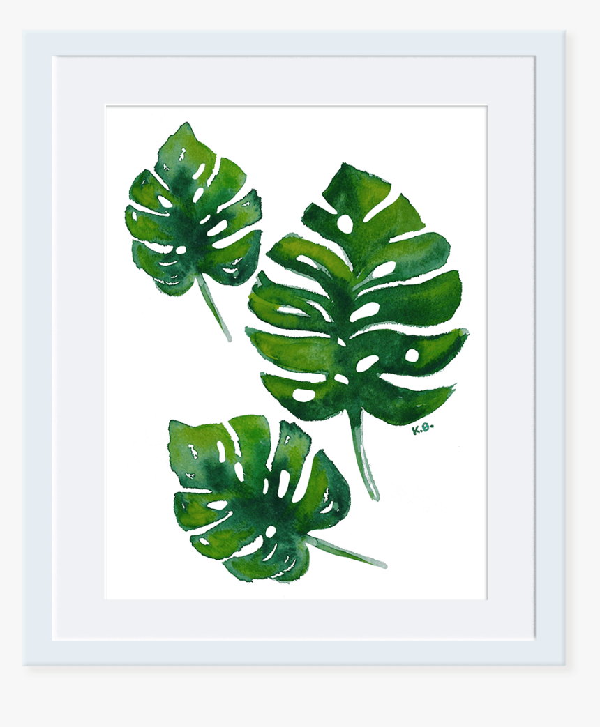 Daun Monstera Kartun, HD Png Download, Free Download