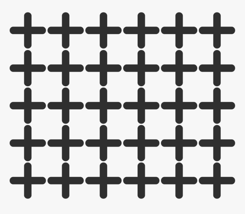 Cross, Pattern, Black, Background, Black White - Cross Pattern Transparent Background, HD Png Download, Free Download