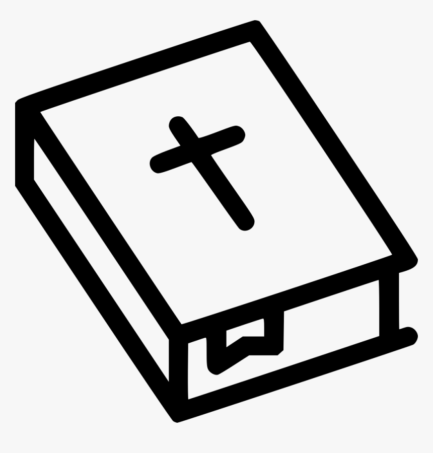 Bible With Cross Png Photo - Bible Black And White Clipart, Transparent Png, Free Download