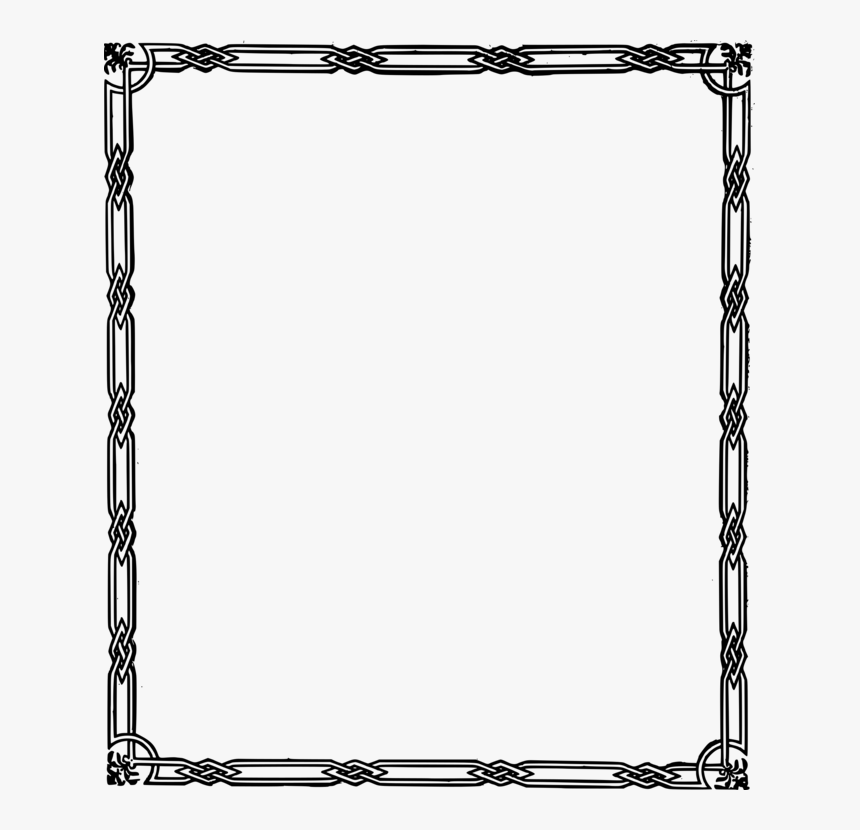 Transparent Simple Rectangle Frame Clipart - Frame Photo Simple, HD Png Download, Free Download