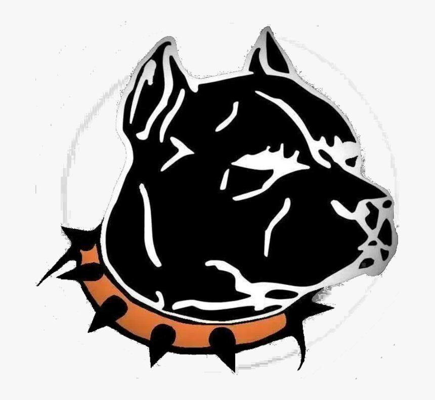 Pitbull Clipart Football - American Bully Head Sticker, HD Png Download, Free Download