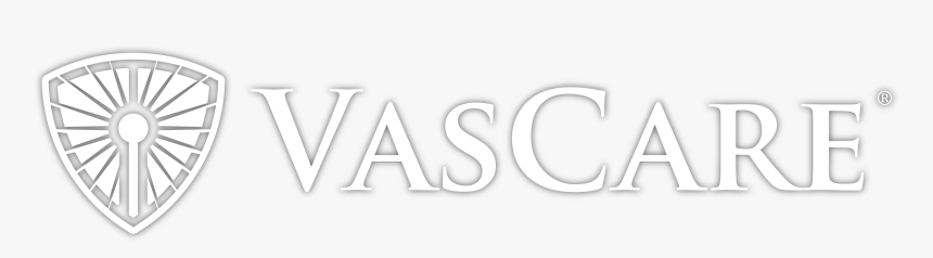 Vascare Logo 1color Horizontal R White Shadow - Graphics, HD Png Download, Free Download