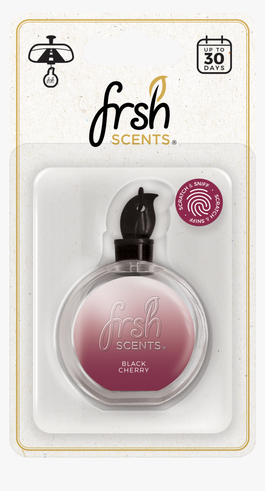 Black Cherry Scented Solid Frsh Scents Bottle - Frsh 3d Bottle, HD Png Download, Free Download