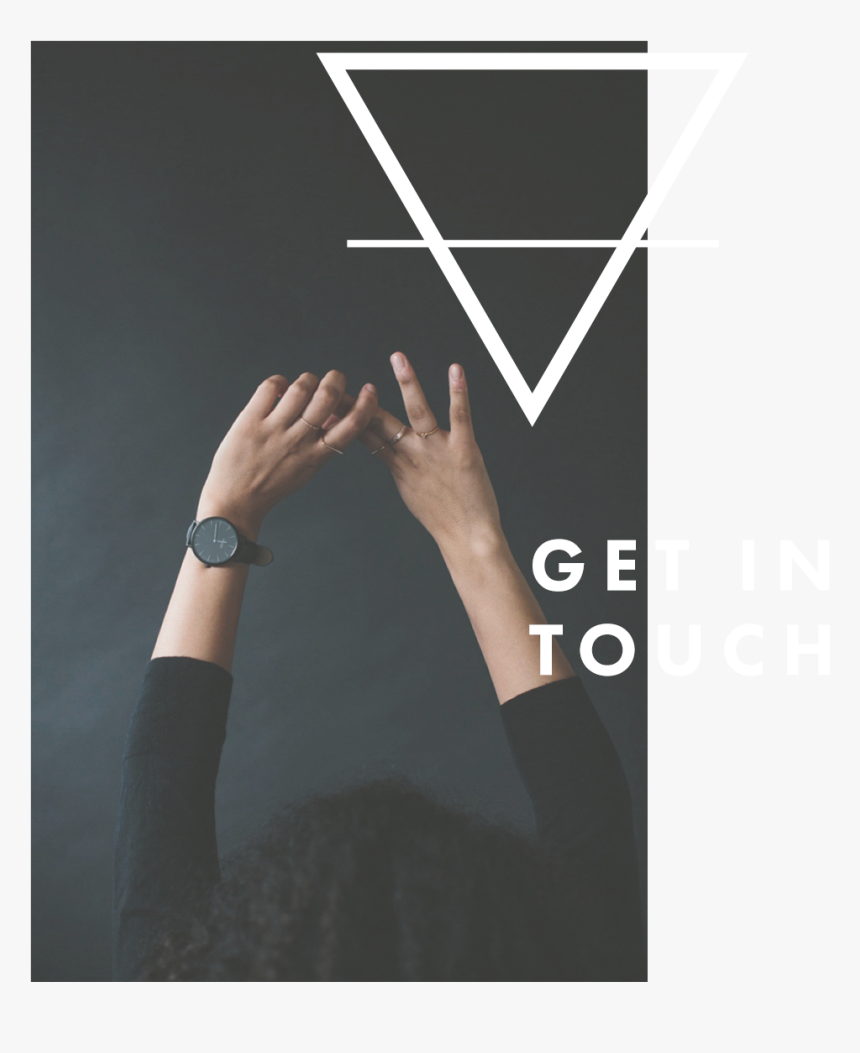 Get In Touch - Triangle, HD Png Download, Free Download