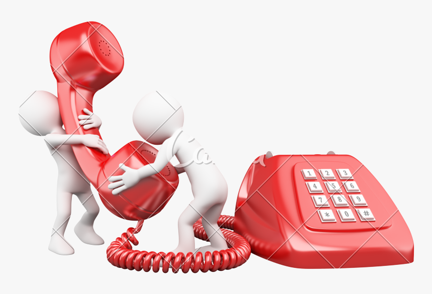 D People Talking - People Talking On The Phone, HD Png Download, Free Download