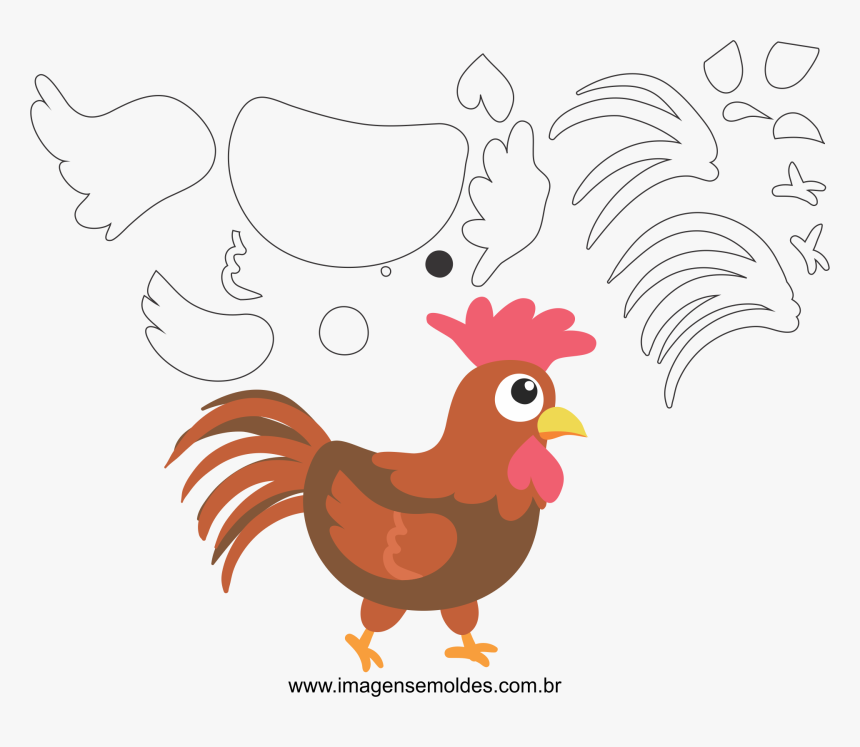 Molde De Fazendinha Em Eva , Png Download - Free Clip Art Farm Animals, Transparent Png, Free Download