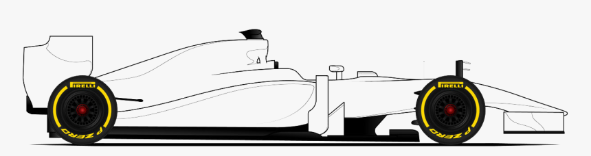 Formula One Car Clipart Clip Free Library Nice F1 Car - Formula 1 Car Template, HD Png Download, Free Download