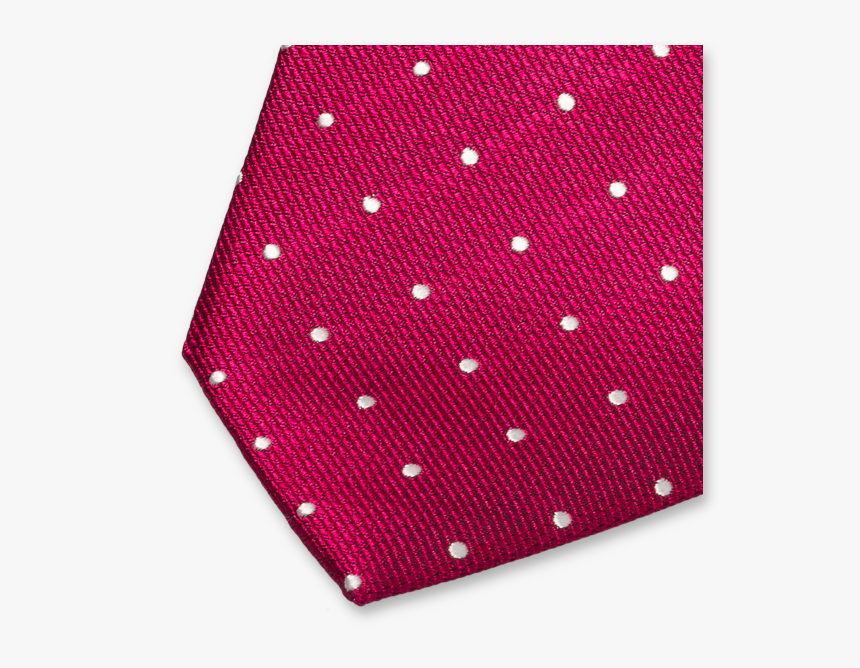 Fuchsia Tie With White Dots - Polka Dot, HD Png Download, Free Download