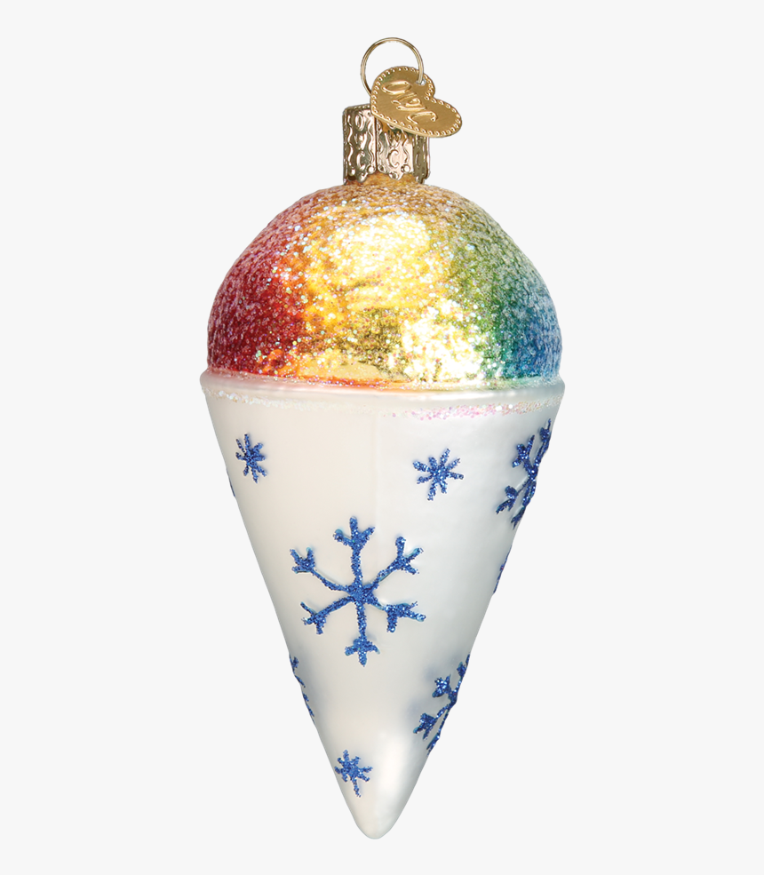 Rainbow Snow Cone Ornaments By Old World Christmas - Christmas Snow Cone, HD Png Download, Free Download