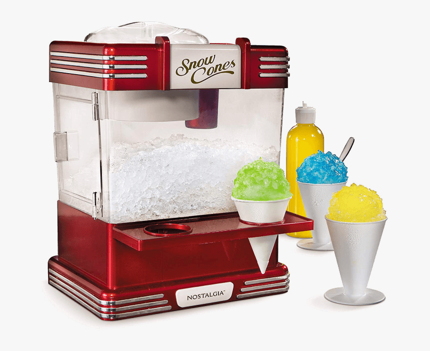 Nostalgia Rsm602 Countertop Snow Cone Maker Makes 20 - Nostalgia Snow Cone Maker, HD Png Download, Free Download