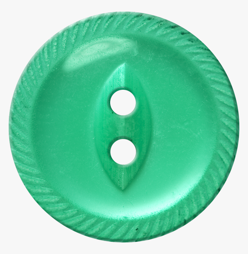 Button With Incised Border And Almond Shaped Center, - Botão Costura Amarelo Png, Transparent Png, Free Download