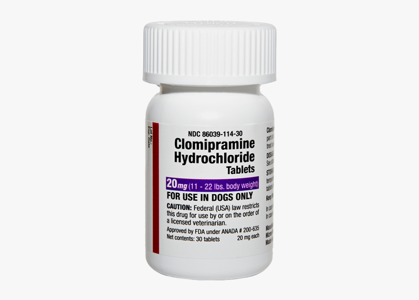 Clomipramine Hydrochloride Tablets 20mg Pill Bottle - Cosmetics, HD Png Download, Free Download