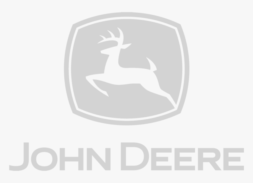 Jd Grey-35 - White John Deere Stickers, HD Png Download, Free Download