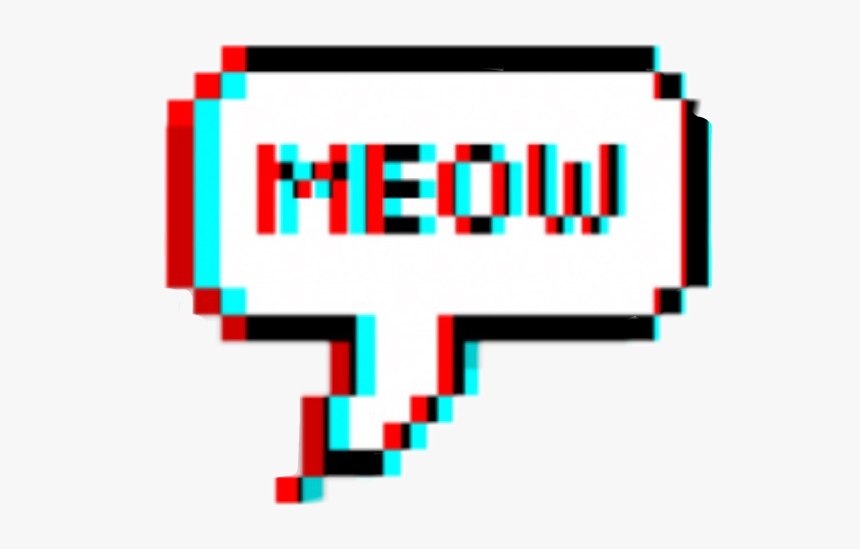 #meow #3d #red #blue #bubble #talk #freetoedit - Yeet Speech Bubble, HD Png Download, Free Download