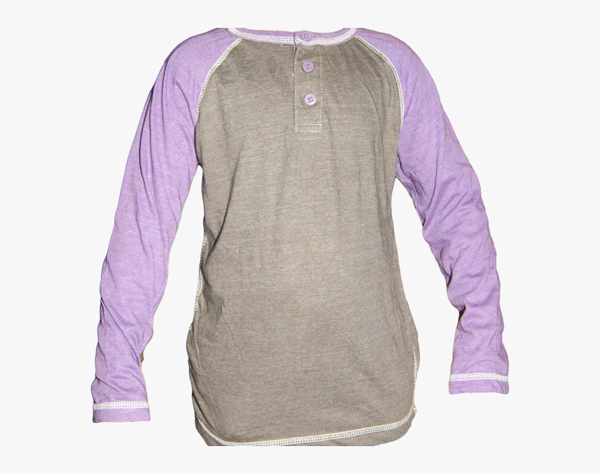 Export Quality Grey Tshirt Purple Full Sleeves - Long-sleeved T-shirt, HD Png Download, Free Download