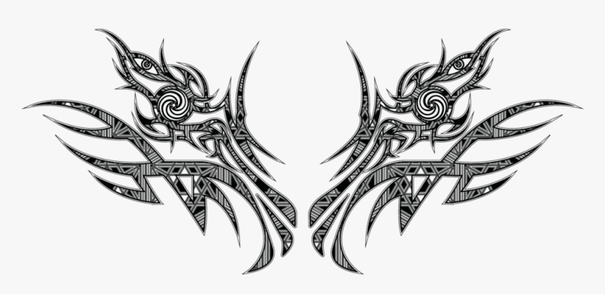 Tribal-pattern Printfile Front - Sketch, HD Png Download, Free Download