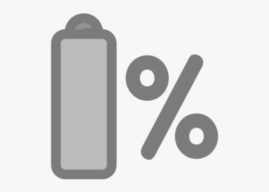 Laptop Battery Icon - Phone Battery Percentage, HD Png Download, Free Download