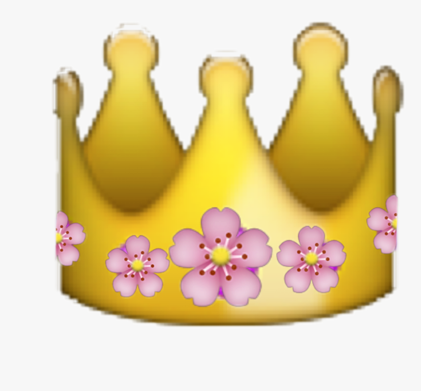 Flower Emoji Png - Crown Emoji Png, Transparent Png, Free Download
