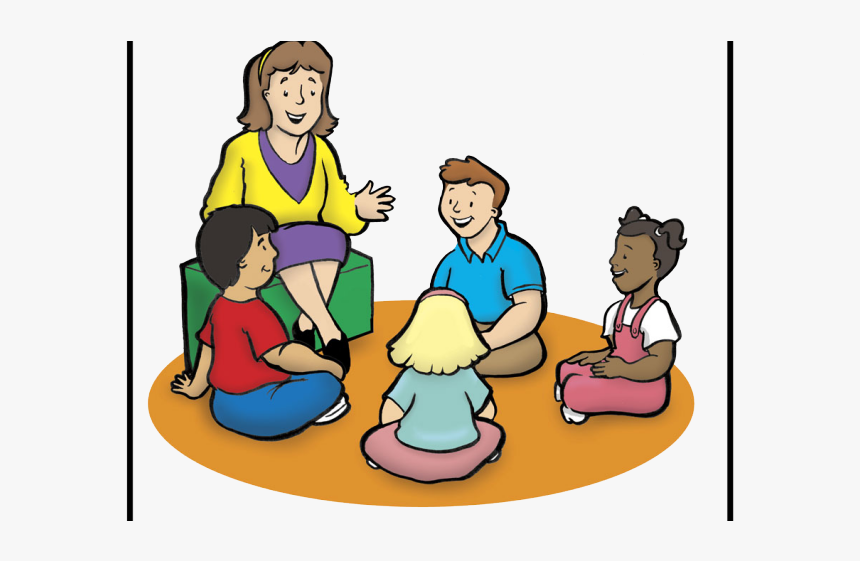 Carpet Clipart Preschool Circle Time - Sitting On The Carpet Clipart, HD Png Download, Free Download
