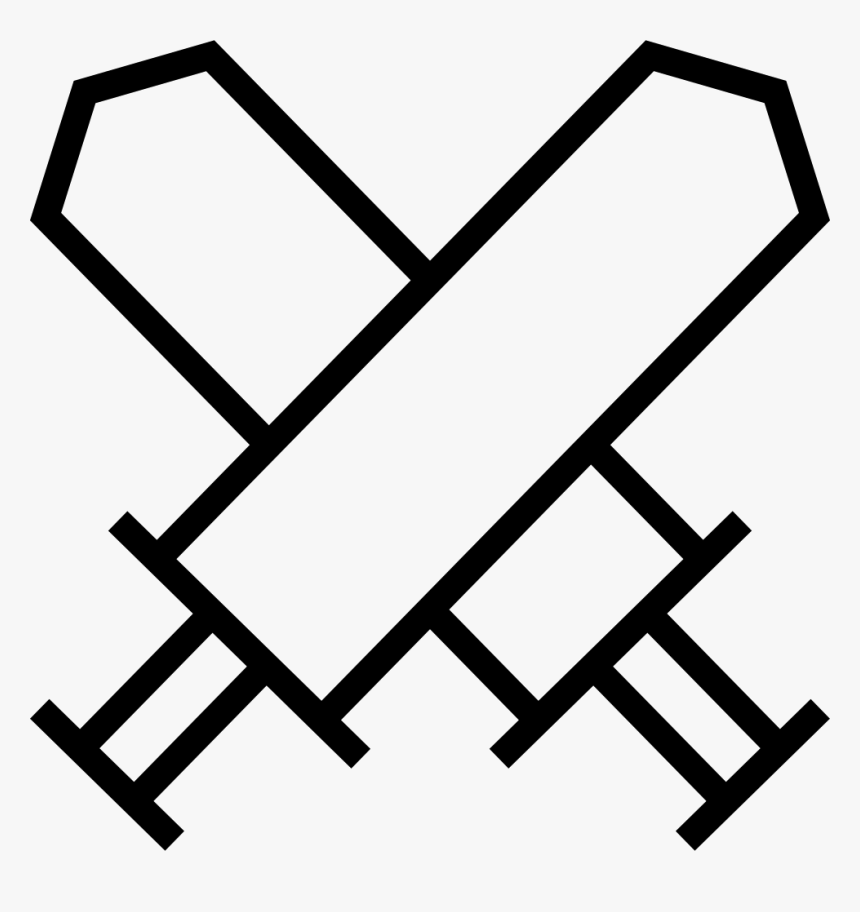 Swords Cross - Sword Fight Icon, HD Png Download, Free Download