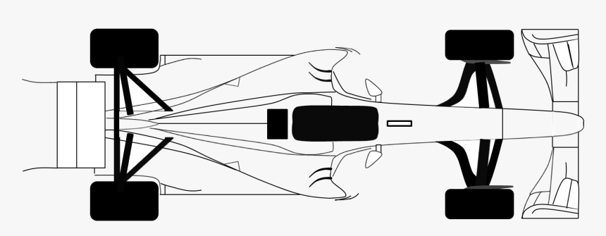 Formula 1 Car Top Down , Png Download - Transparent F1 Car Top View, Png Download, Free Download