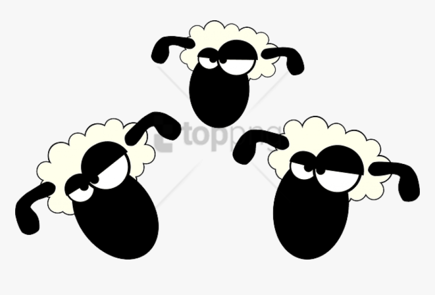 Cute Sheep Png Png Image With Transparent Background - Dibujo Caras De Ovejas, Png Download, Free Download