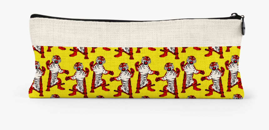 Roaring Tiger Yellow Pencil Case - Throw Pillow, HD Png Download, Free Download