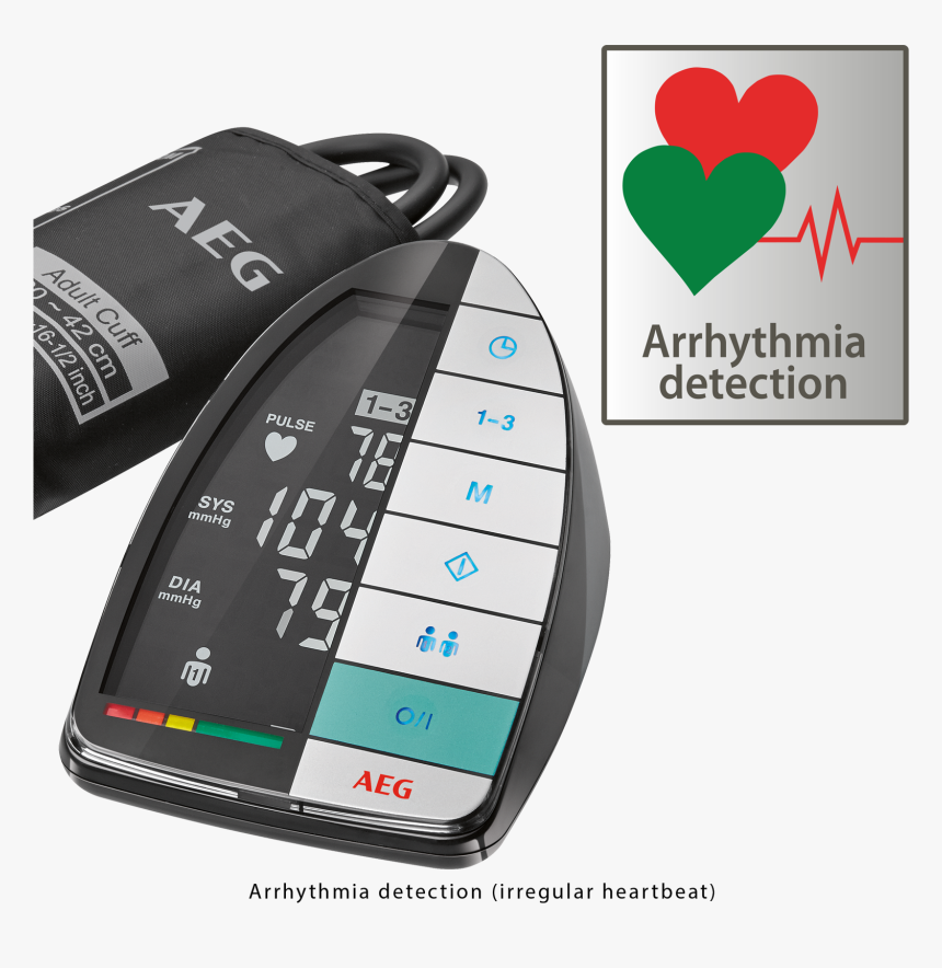 Fully Automatic Blood Pressure And Pulse Measurement - Bmg 5677 Aeg, HD Png Download, Free Download