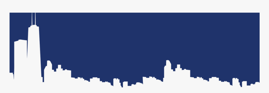 Chicago Skyline Silhouette Vector , Png Download - Chicago Skyline Silhouette Vector, Transparent Png, Free Download