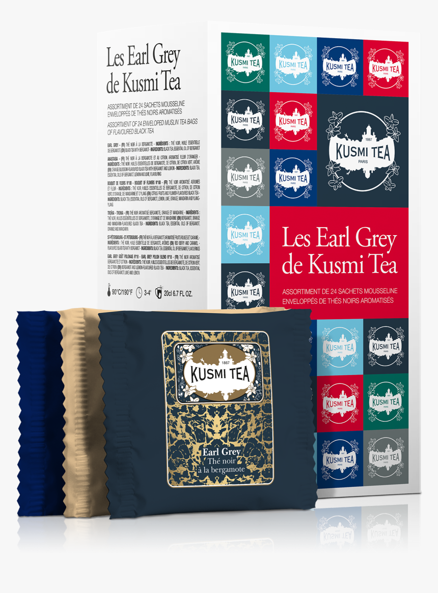 Earl Grey Teas Gift Set - Les Earl Grey De Kusmi Tea, HD Png Download, Free Download