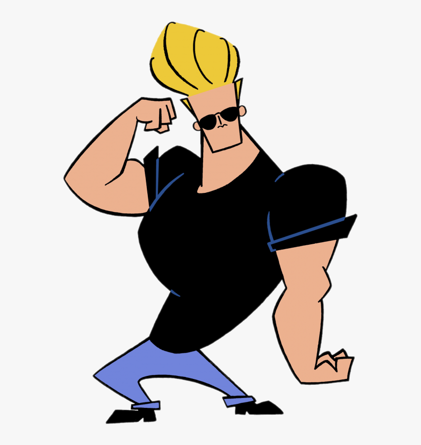 Johnny Bravo Showing Off - Transparent Johnny Bravo Png, Png Download, Free Download