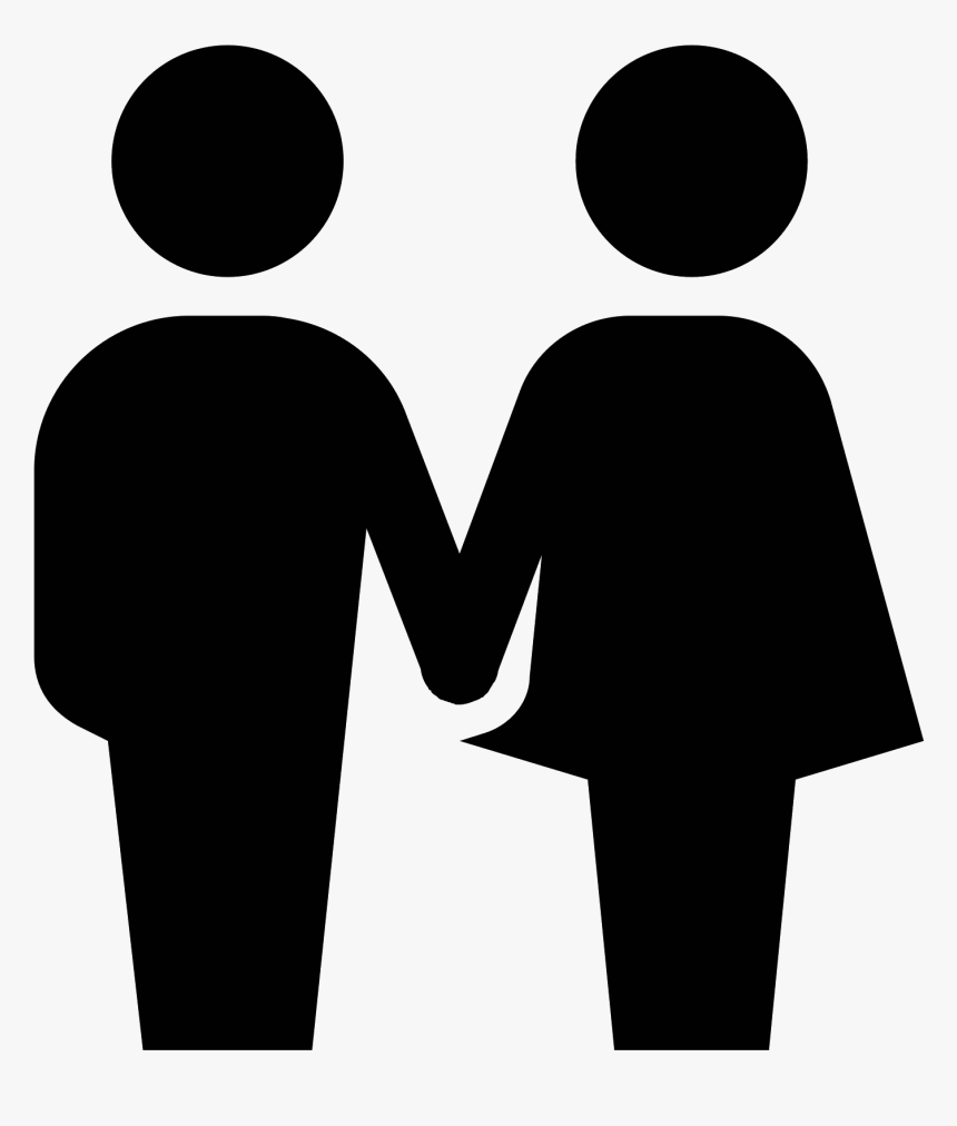 Romance Icon Free Download - Pareja Heterosexual Png, Transparent Png, Free Download