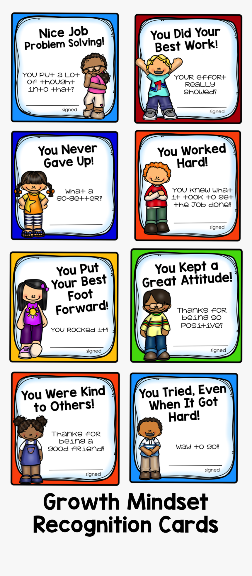 Kindness Clipart Positive Attitude - Cartoon Growth Mind Set, HD Png Download, Free Download