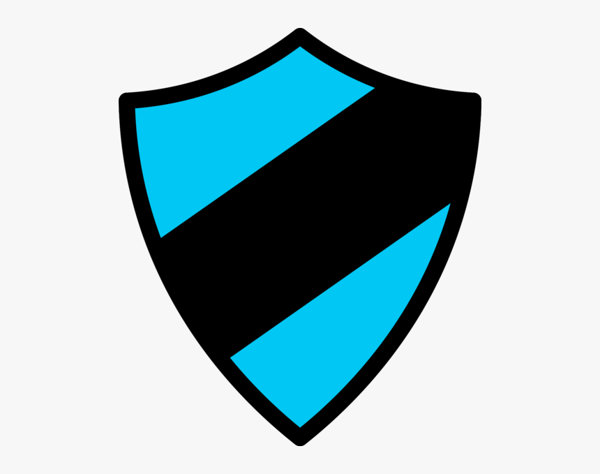 Emblem Icon Light Blue-black - Orange And Black Shield Png, Transparent Png, Free Download