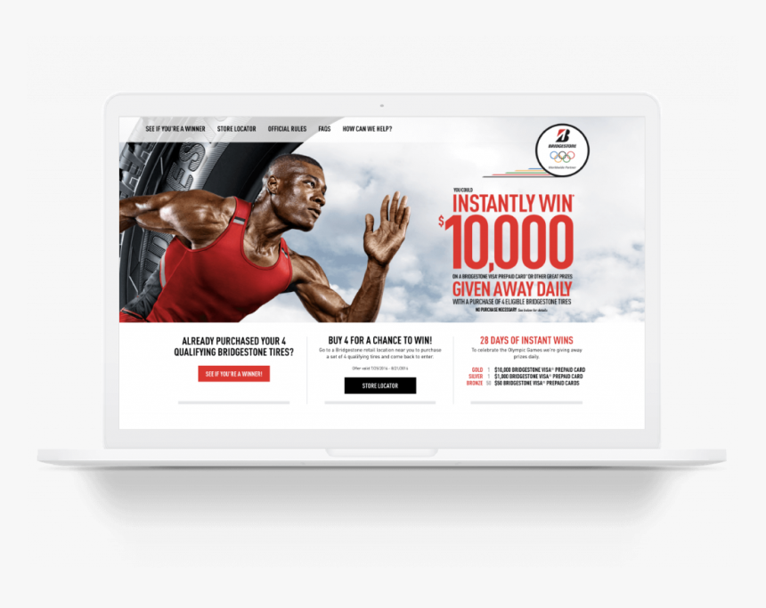 Bridgestone Olympic Advertisement, HD Png Download, Free Download