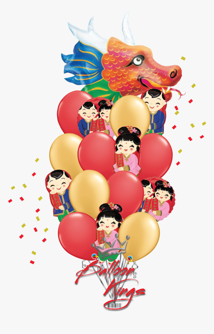 Chinese New Year Bouquet - Balloon, HD Png Download, Free Download