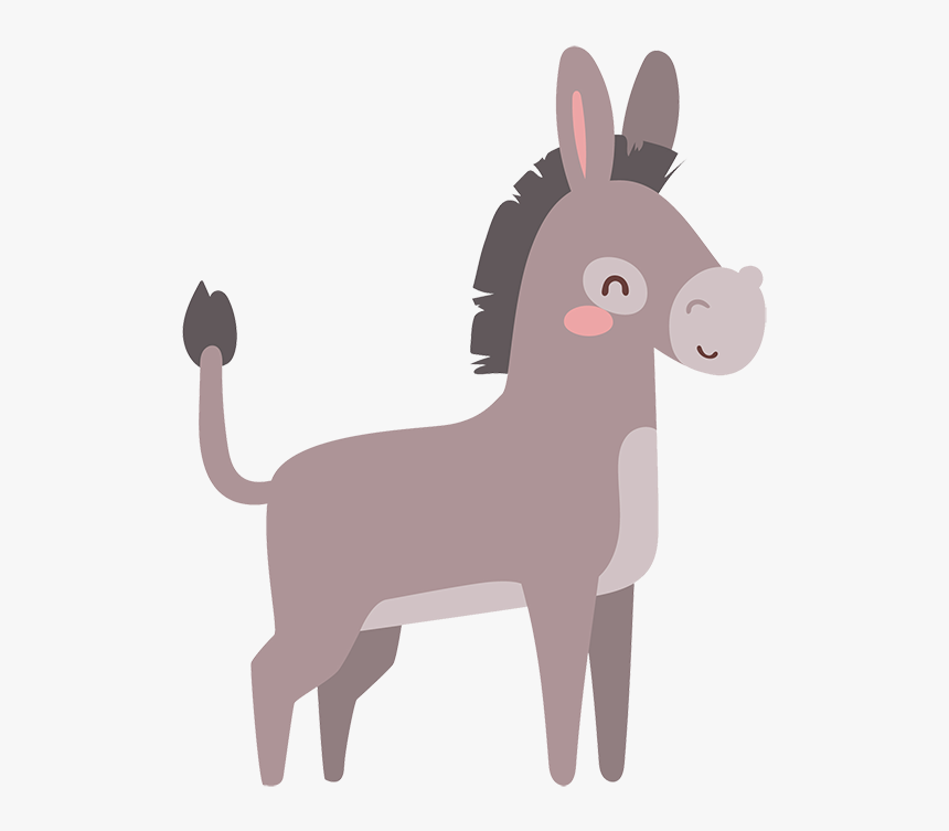 Donkey Cute Cartoon, HD Png Download, Free Download