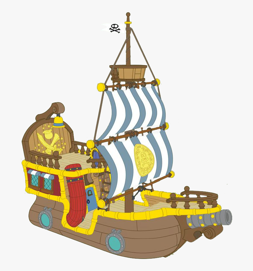 Jake The Never Land Pirates Clipart - Jake And The Neverland Pirates Ship, HD Png Download, Free Download