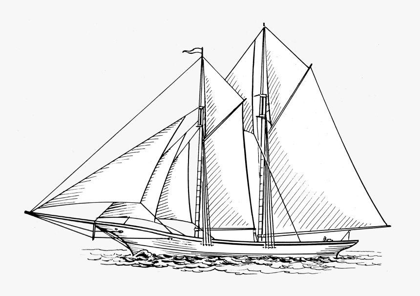 fore and aft rigged sailboat crossword