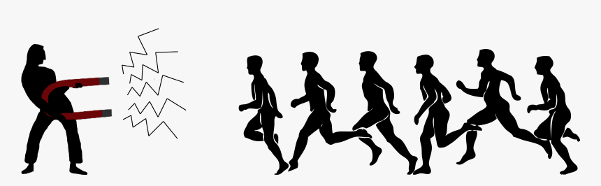 People Running Clipart Png, Transparent Png, Free Download