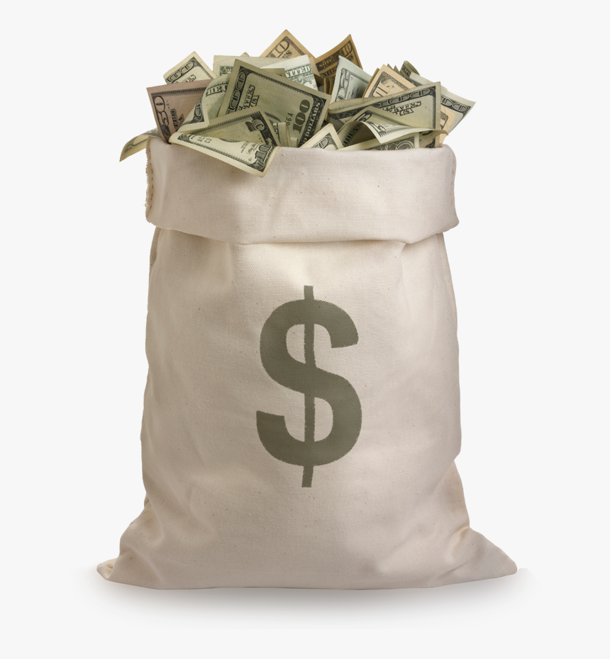 Bundle Of Dollar - Bag Of Money Png, Transparent Png, Free Download