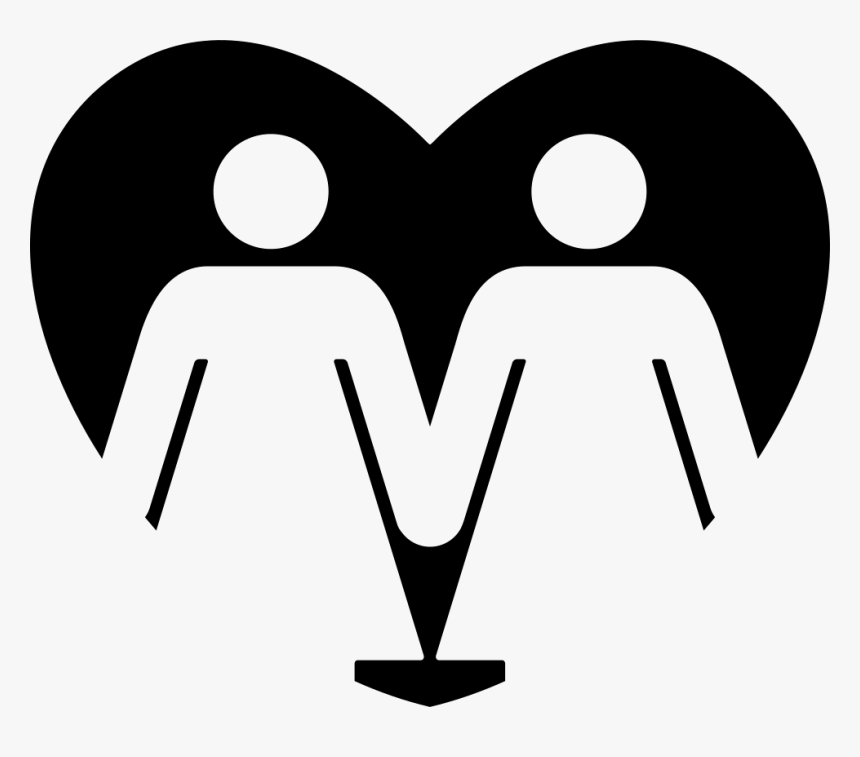 Familiar Group Of Two Women Couple In A Heart - Icono De Dos Mujeres, HD Png Download, Free Download