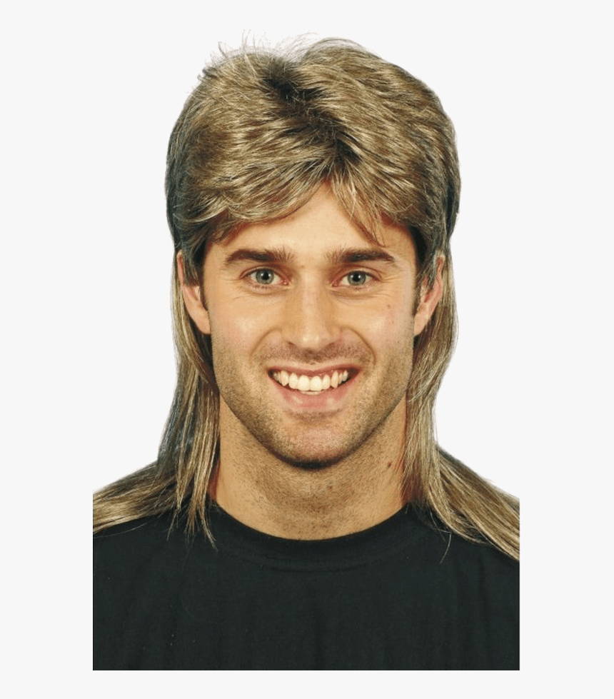 Mens Mullet  Wig HD Png  Download kindpng