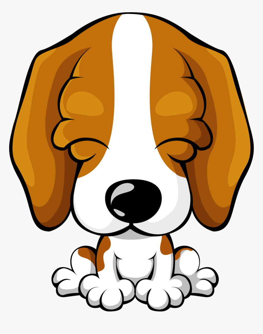 Beagle Clipart Pup - Dog Beagle Cute Cartoon, HD Png Download, Free Download