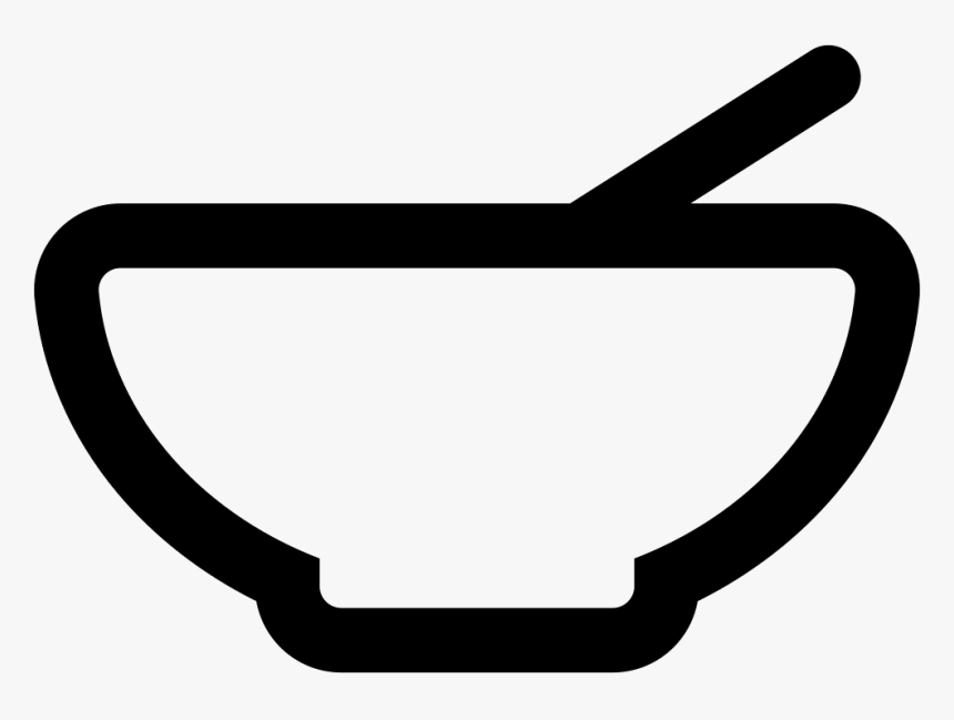 Bowl Outline - Bowl Icon Outline, HD Png Download, Free Download