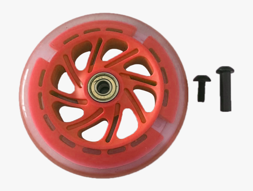 Neon Fliker 125mm Rear Wheel Red - Clutch, HD Png Download, Free Download