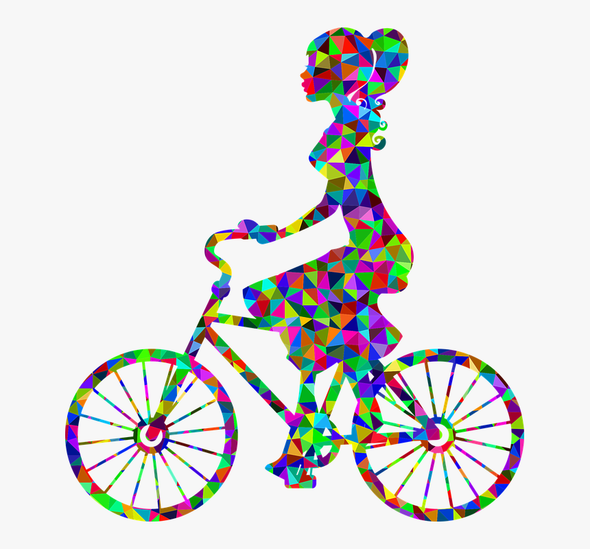 Png Girl Bike, Transparent Png, Free Download