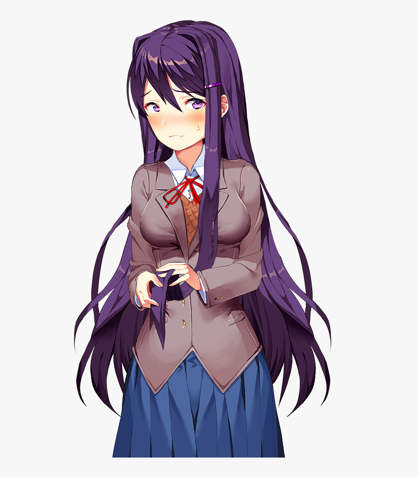 Doki Doki Literature Club Yuri Png, Transparent Png, Free Download